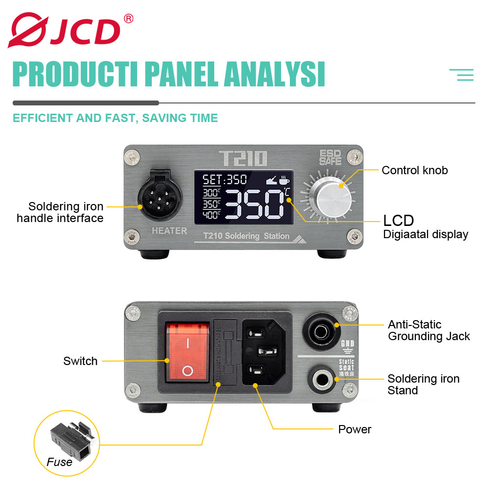 JCD T210 Smart Soldering Stati - Electronics Repair Tools And Equipment ulasan dan harga