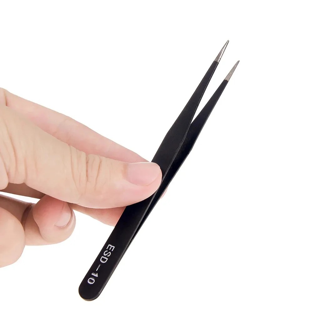 6PCS Precision Tweezers Set ES - Electronics Repair Tools And Equipment ulasan dan harga