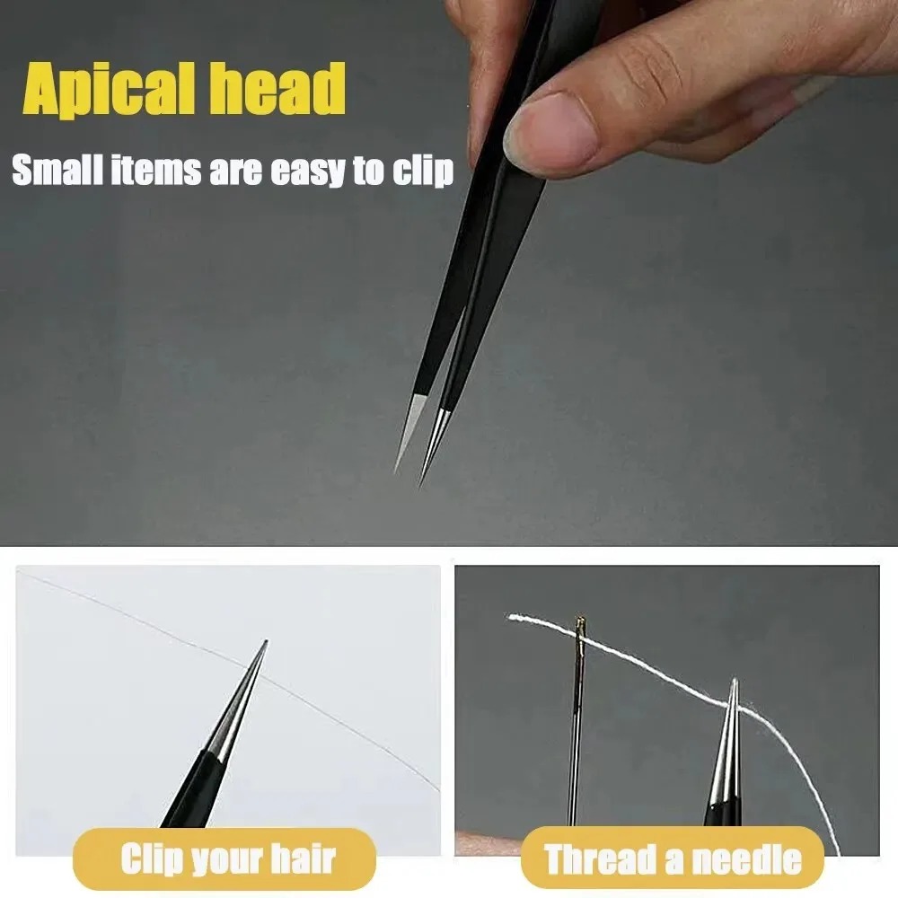 6PCS Precision Tweezers Set ES - Electronics Repair Tools And Equipment ulasan dan harga