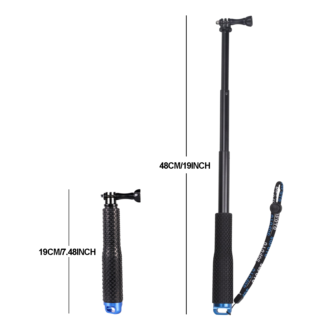 Extendable Selfie Stick for Go - Insta360 Camera X4 ulasan dan harga